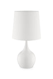 Minimalist White Table Lamp with Touch Switch