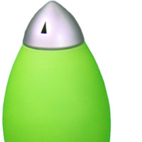 Green and Silver Rocket Shaped Table Lamp