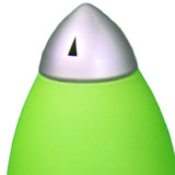 Green and Silver Rocket Shaped Table Lamp