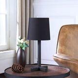 17? Industrial Black Metal Table Lamp