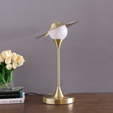 16? Brushed Gold Touch On Globe Table Lamp