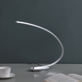 16” Silver Tube Nickel Table Lamp