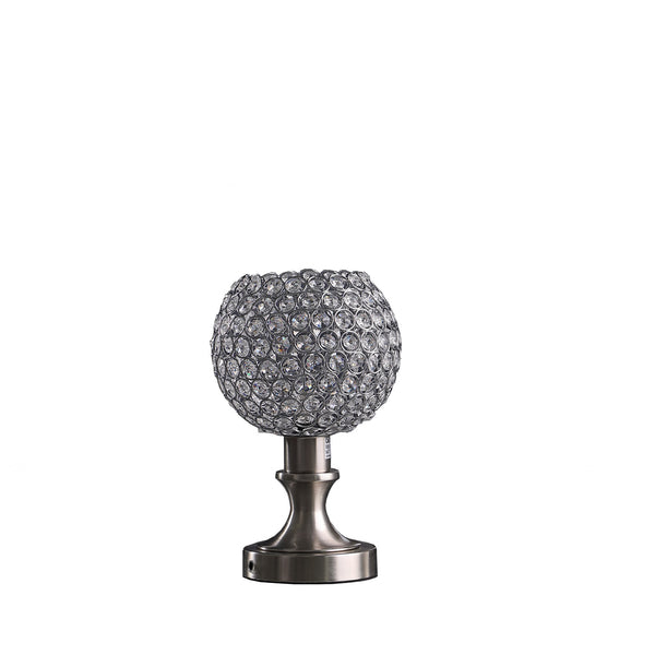 12? Luxurious Crystal Ball And Metal Table Lamp