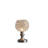 12? Luxurious Crystal Ball And Metal Table Lamp