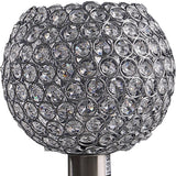 12? Luxurious Crystal Ball And Metal Table Lamp