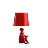 21? Red Sculptural Clown Phone Holder Desk Lamp