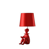 21? Red Sculptural Clown Phone Holder Desk Lamp