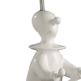 21? White Sculptural Clown Phone Holder Desk Lamp