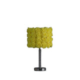 18? Yellow Roses Acrylic And Metal Table Lamp