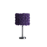 18? Lavender Roses Acrylic And Metal Table Lamp