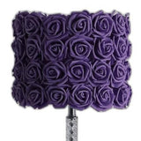 18? Lavender Roses Acrylic And Metal Table Lamp