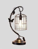 18? Modern Black Butterfly Cage Table Lamp