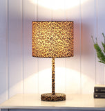 19? Modern Faux Leopard Print Suede Table Lamp