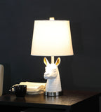 21? White and Gold Llama Table Lamp