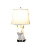 21? White and Gold Llama Table Lamp