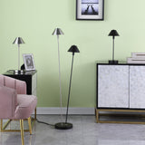 18? Industrial Matte Black Nickel Table Lamp