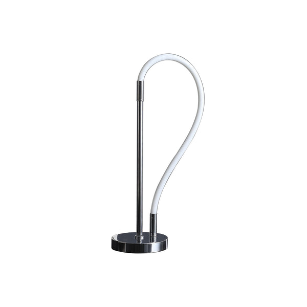 21? Modern Silver LED Elastic Tube Desk Lamp