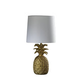 17? Burnished Gold Pineapple Table Lamp