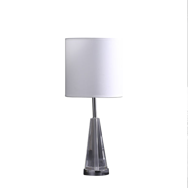 22? Contemporary Crystal Cone Table or Desk Lamp