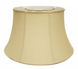 19" Pale Brown Drum Linen Lampshade