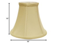 18" Antique White Premium Bell Monay Shantung Lampshade