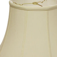 18" Ivory Altered Bell Monay Shantung Lampshade