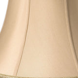 18" Vintage Gold Slanted Bell Paperback Shantung Lampshade