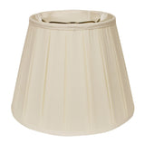 20" Ivory Slanted English Box Paperback Shantung Lampshade