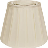 20" Ivory Slanted English Box Paperback Shantung Lampshade