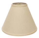 13" Parchment Biege Deep Cone Linen Lampshade