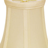 5" Ivory Slanted Set of 6 Chandelier Dupioni Lampshades