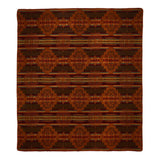 Ultra Soft Chocolate Brown Southwest Handmade Throw Blanket