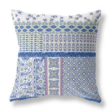 18? Blue Lavender Patch Indoor Outdoor Throw Pillow