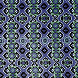 Blue And Green Geometric Non Skid Area Rug