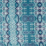 5' X 7' Aqua Oriental Area Rug