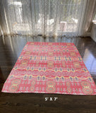 5' X 7' Red Oriental Area Rug