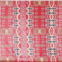 5' X 7' Red Oriental Area Rug