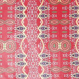 5' X 7' Red Oriental Area Rug