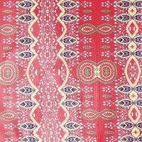 5' X 7' Red Oriental Area Rug