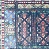 5' X 7' Red And Green Oriental Area Rug