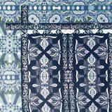 5' X 7' Indigo Light Blue Oriental Area Rug