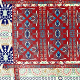 5' X 7' Red Oriental Area Rug