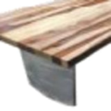 31? Rustic Brown Mango Wood Live Edge Coffee Table