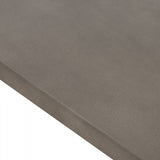 Modern Dark Gray Concrete and Black Steel Coffee Table