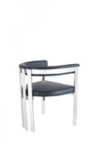 Black Silver Dining Chair