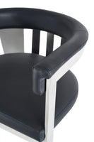 Black Silver Dining Chair