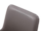 Grey Faux Leather Dining Chair