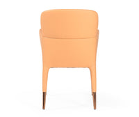 Peach Rosegold Dining Chair