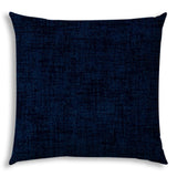 20" X 20" Medium Blue And Dark Blue Zippered Polyester Solid Color Throw Pillow Cover