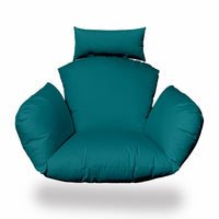 Primo Teal Indoor Outdoor Replacement Cushion for Egg Chair